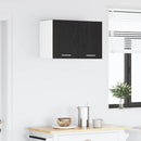 vidaXL Függő szekrény 2 pcs Fekete tölgy és fehér 30 x 31 x 40 cm