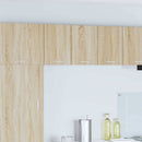 vidaXL Függő szekrény Riga Sonoma tölgy és fehér 30 x 31 x 40 cm