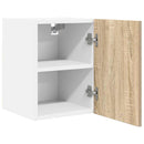 vidaXL Függő szekrény Riga 2 pcs Sonoma tölgy és fehér 30 x 31 x 40 cm