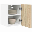 vidaXL Függő szekrény Riga 2 pcs Sonoma tölgy és fehér 30 x 31 x 40 cm
