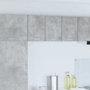 vidaXL Függő szekrény 2 pcs Beton szürke és fehér 30 x 31 x 40 cm