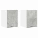 vidaXL Függő szekrény 2 pcs Beton szürke és fehér 30 x 31 x 40 cm