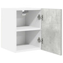 vidaXL Függő szekrény 2 pcs Beton szürke és fehér 30 x 31 x 40 cm
