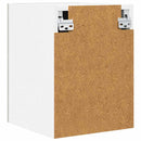 vidaXL Függő szekrény Riga 2 pcs Beton szürke és fehér 30 x 31 x 40 cm