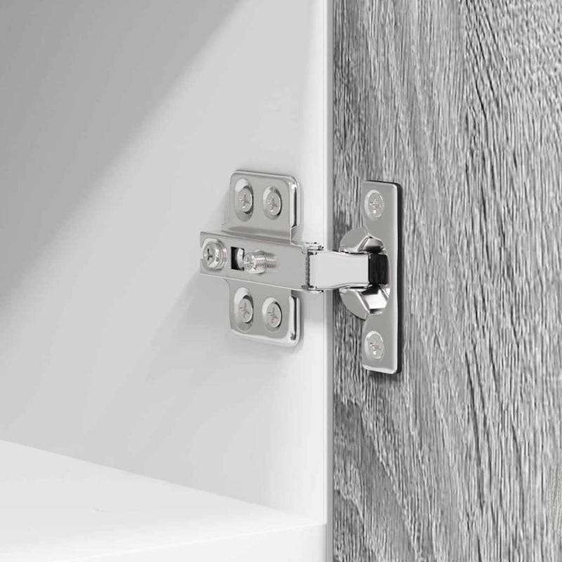 vidaXL Függő szekrény Riga Szürke Sonoma és fehér 30 x 31 x 40 cm