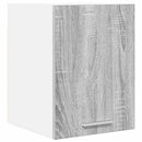 vidaXL Függő szekrény Szürke Sonoma és fehér 30 x 31 x 40 cm Faanyag