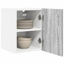 vidaXL Függő szekrény 2 pcs Szürke Sonoma és fehér 30 x 31 x 40 cm
