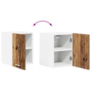 vidaXL Függő szekrény 2 pcs Régi fa és fehér 30 x 31 x 40 cm Faanyag