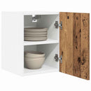 vidaXL Függő szekrény 2 pcs Régi fa és fehér 30 x 31 x 40 cm Faanyag