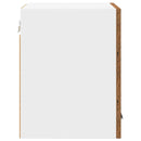 vidaXL Függő szekrény Riga 2 pcs Régi fa és fehér 30 x 31 x 40 cm