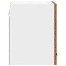 vidaXL Függő szekrény 2 pcs Régi fa és fehér 30 x 31 x 40 cm Faanyag