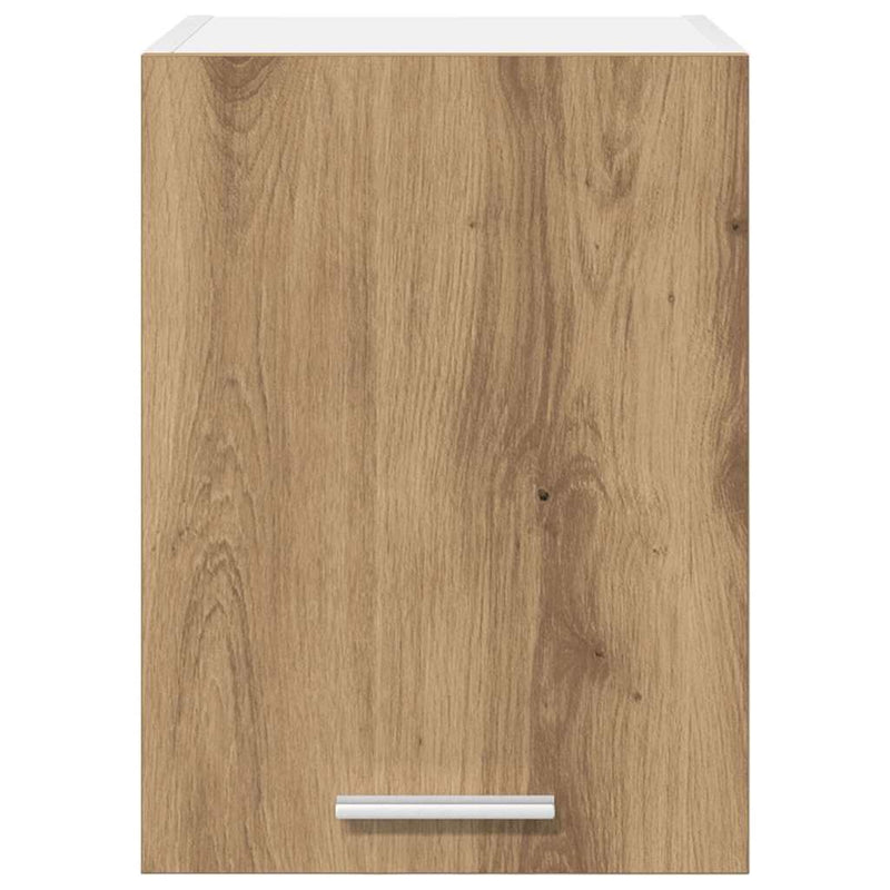 vidaXL Függő szekrény Riga Artisan tölgy és fehér 30 x 31 x 40 cm