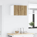 vidaXL Függő szekrény 2 pcs Artisan tölgy és fehér 30 x 31 x 40 cm
