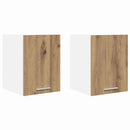 vidaXL Függő szekrény 2 pcs Artisan tölgy és fehér 30 x 31 x 40 cm