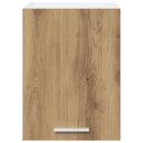 vidaXL Függő szekrény tárolóval Riga 2 pcs Artisan tölgy és fehér