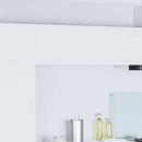 vidaXL Függő szekrény ajtóval Riga 2 pcs Fehér 40 x 31 x 40 cm Faanyag