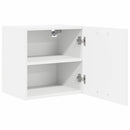 vidaXL Függő szekrény tárolóval 2 pcs Fehér 40 x 31 x 40 cm Faanyag