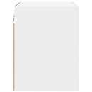 vidaXL Függő szekrény tárolóval 2 pcs Fehér 40 x 31 x 40 cm Faanyag