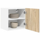 vidaXL Függő szekrény Riga 2 pcs Sonoma tölgy és fehér 40 x 31 x 40 cm