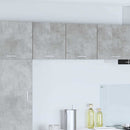 vidaXL Függő szekrény 2 pcs Beton szürke és fehér 40 x 31 x 40 cm