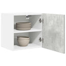 vidaXL Függő szekrény 2 pcs Beton szürke és fehér 40 x 31 x 40 cm