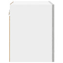 vidaXL Függő szekrény Riga 2 pcs Beton szürke és fehér 40 x 31 x 40 cm