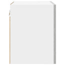 vidaXL Függő szekrény 2 pcs Beton szürke és fehér 40 x 31 x 40 cm