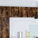 vidaXL Függő szekrény Riga Füstölt tölgy és fehér 40 x 31 x 40 cm