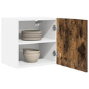 vidaXL Függő szekrény 2 pcs Füstölt tölgy és fehér 40 x 31 x 40 cm