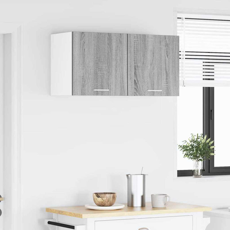 vidaXL Függő szekrény Riga Szürke Sonoma és fehér 40 x 31 x 40 cm