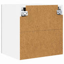 vidaXL Függő szekrény 2 pcs Szürke Sonoma és fehér 40 x 31 x 40 cm