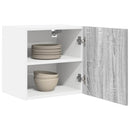 vidaXL Függő szekrény 2 pcs Szürke Sonoma és fehér 40 x 31 x 40 cm
