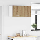 vidaXL Függő szekrény 2 pcs Artisan tölgy és fehér 40 x 31 x 40 cm