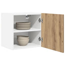 vidaXL Függő szekrény 2 pcs Artisan tölgy és fehér 40 x 31 x 40 cm