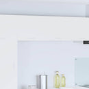 vidaXL Függő szekrény polcokkal Riga Fehér 50 x 31 x 40 cm Faanyag