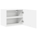 vidaXL Függő szekrény tárolóval 2 pcs Fehér 50 x 31 x 40 cm Faanyag