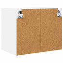 vidaXL Függő szekrény tárolóval 2 pcs Fehér 50 x 31 x 40 cm Faanyag