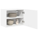 vidaXL Függő szekrény tárolóval 2 pcs Fehér 50 x 31 x 40 cm Faanyag