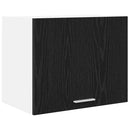 vidaXL Függő szekrény 2 pcs Fekete tölgy és fehér 50 x 31 x 40 cm