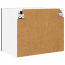 vidaXL Függő szekrény 2 pcs Fekete tölgy és fehér 50 x 31 x 40 cm
