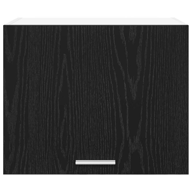 vidaXL Függő szekrény Riga 2 pcs Fekete tölgy és fehér 50 x 31 x 40 cm