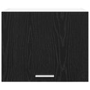 vidaXL Függő szekrény 2 pcs Fekete tölgy és fehér 50 x 31 x 40 cm