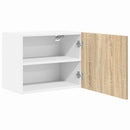 vidaXL Függő szekrény 2 pcs Sonoma tölgy és fehér 50 x 31 x 40 cm