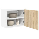 vidaXL Függő szekrény 2 pcs Sonoma tölgy és fehér 50 x 31 x 40 cm