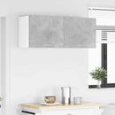 vidaXL Függő szekrény 2 pcs Beton szürke és fehér 50 x 31 x 40 cm