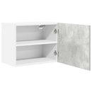 vidaXL Függő szekrény 2 pcs Beton szürke és fehér 50 x 31 x 40 cm