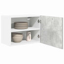 vidaXL Függő szekrény Riga 2 pcs Beton szürke és fehér 50 x 31 x 40 cm