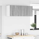 vidaXL Függő szekrény Szürke Sonoma és fehér 50 x 31 x 40 cm Faanyag