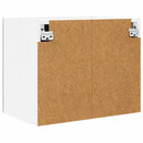 vidaXL Függő szekrény Szürke Sonoma és fehér 50 x 31 x 40 cm Faanyag