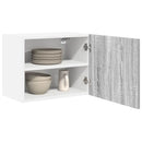 vidaXL Függő szekrény 2 pcs Szürke Sonoma és fehér 50 x 31 x 40 cm